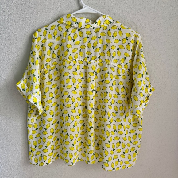 Abound Lemon Pattern Shirt with Yellow Accents - Picture 2 of 5